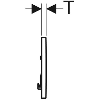 Geberit Tipka Sigma30 115.893.45.1 Pozlacena 