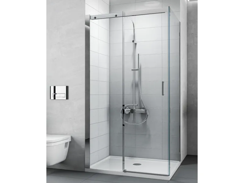 Concept tus kabina titan 100x70x195cm 8mm providnos taklo sa ogledalom C-02-5100M/5070 